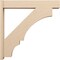 Ekena Millwork 8-in W x 48-in D x 48-in H Balboa Block Rough Cedar Woodgrain TimberThane Outlooker, Primed Tan OUTUR080X48X48BOA44RCPR - alternate 3